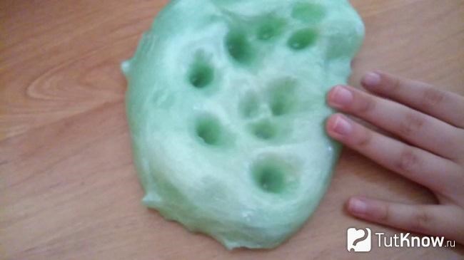 Слайм с пеной для бритья